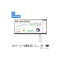 Monitor LG 34WQ680-W, 34", 3440 x 1440, IPS, 2 x HDMI